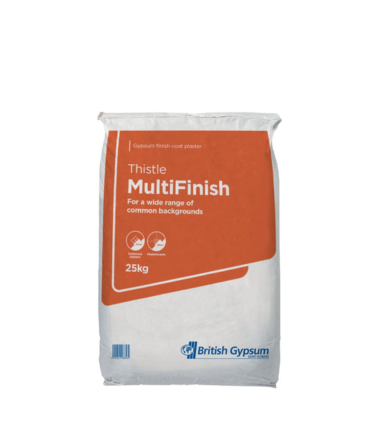 Thistle MultiFinish Plaster, 25kg Bag